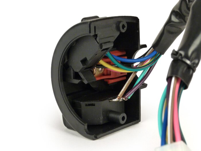 Gruppo interruttore sinistro -TNT- Yamaha Aerox (YQ50/L, 2 tempi) (2003-2012), MBK Nitro (YQ50/L, 2 tempi) (2003-2012) - Nero