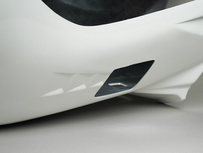 Sottoscocca -TNT- Yamaha Aerox (YQ50/L, 2 tempi, -2013), MBK Nitro (YQ50/L, 2 tempi, -2013) - Bianco