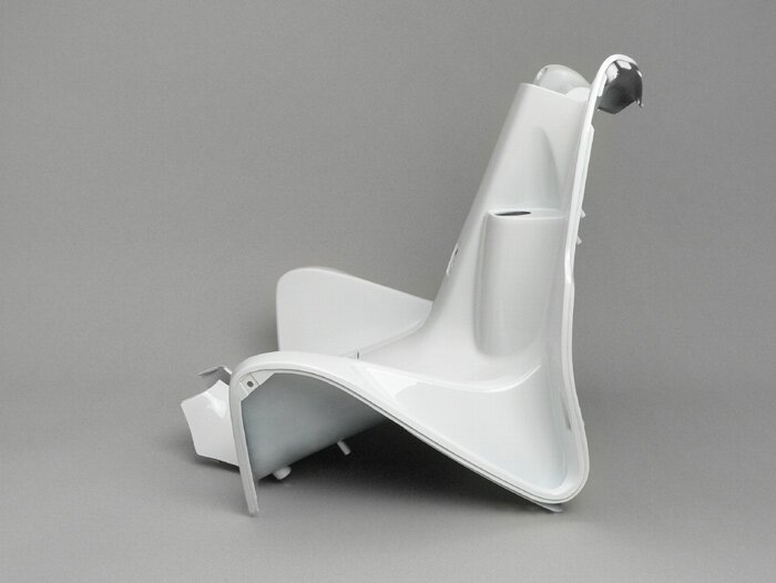 Rivestimenti interni -TNT- Yamaha Aerox (YQ50/L, 2 tempi), MBK Nitro (YQ50/L, 2 tempi) - Bianco