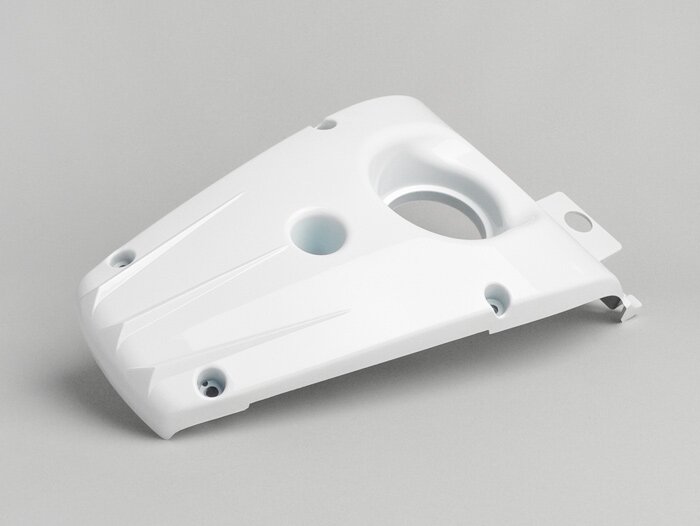 Copripedina -TNT- Yamaha Aerox (YQ50/L, 2 tempi), MBK Nitro (YQ50/L, 2 tempi) - Bianco