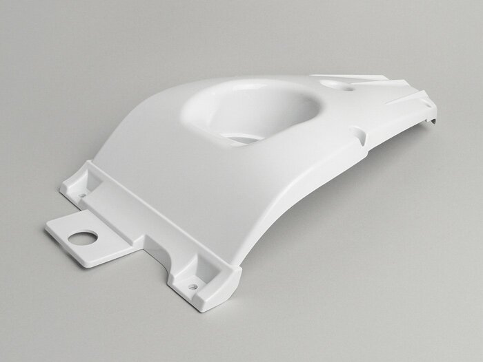 Copripedina -TNT- Yamaha Aerox (YQ50/L, 2 tempi), MBK Nitro (YQ50/L, 2 tempi) - Bianco