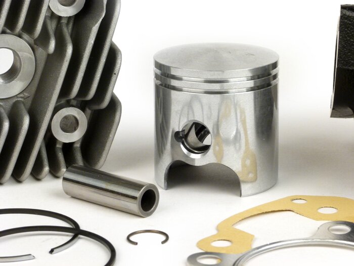 Cylinder -TOP PERFORMANCES 70 cc Trophy- CPI Euro 2 - 12mm piston pin - (0° angle exhaust flansh)