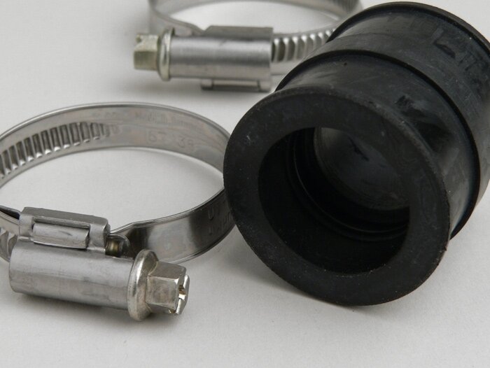 Raccordo in gomma carburatore/ collettore di aspirazione -UNIVERSALE- AW=23/23mm l=36mm