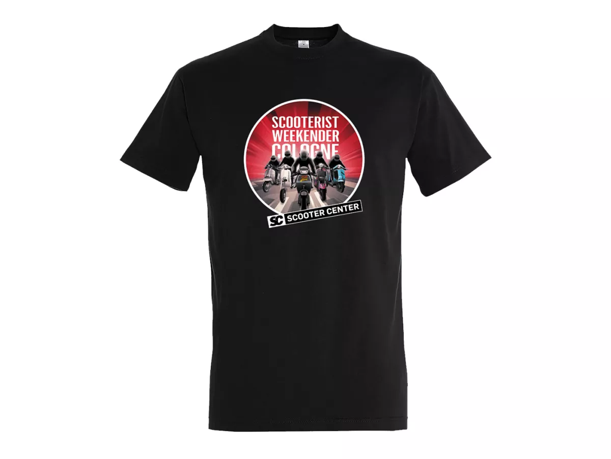 Camiseta -Scooterist Weekender Cologne - negra - XS
