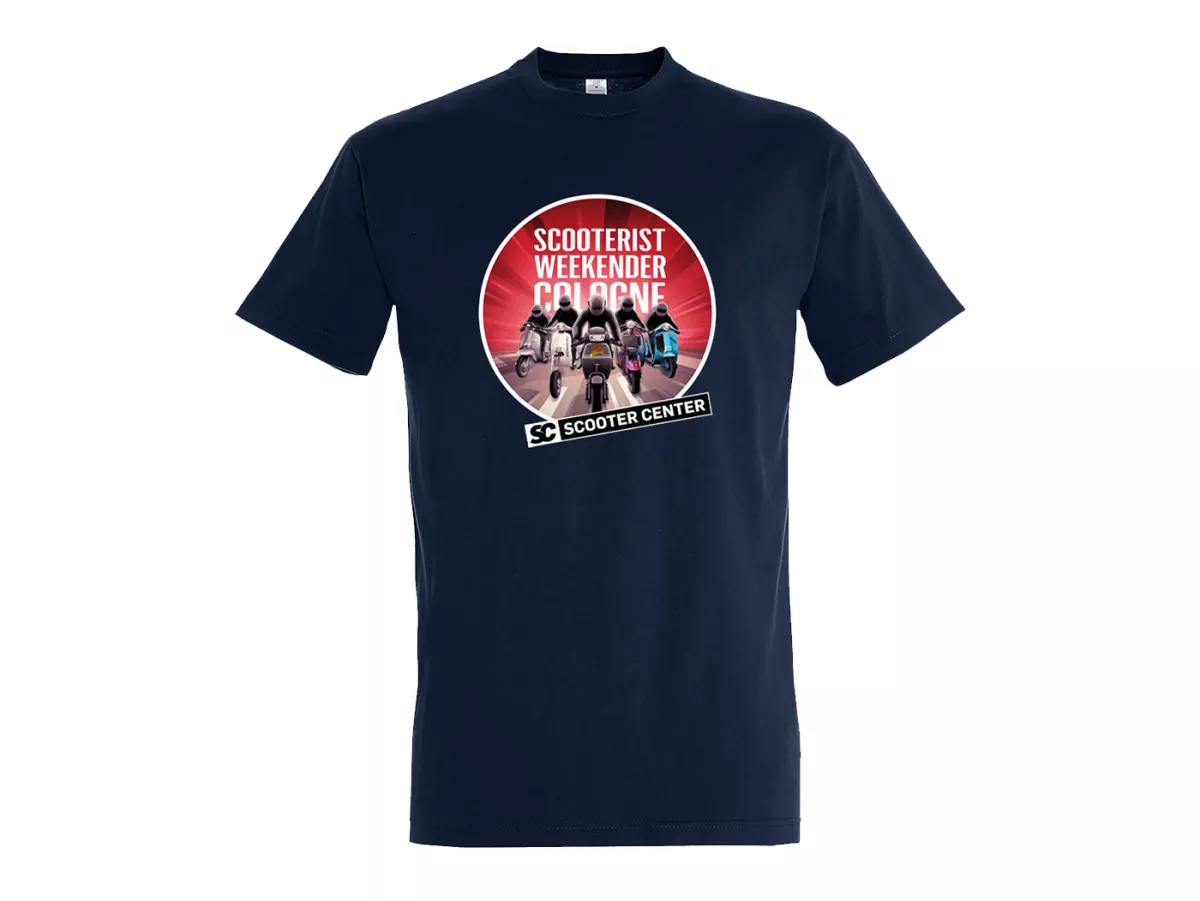 T-shirt -Scooterist Weekender Cologne - blå - M