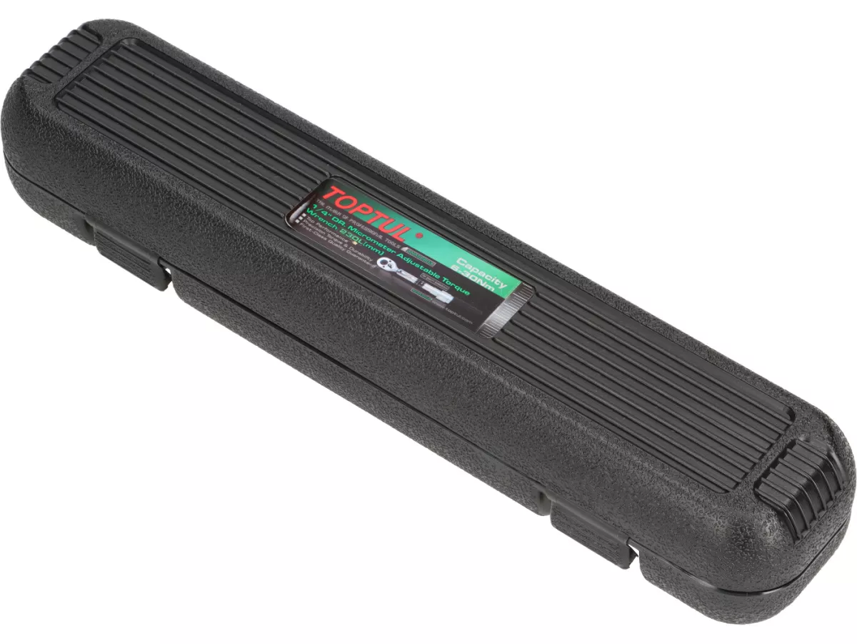 Chiave dinamometrica -TOPTUL 1/4 6-30 Nm-