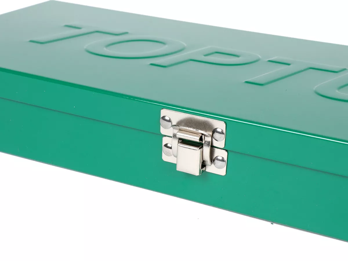 Set di chiavi doppie aperte -TOPTUL, 10 pezzi- 6x7, 8x9, 10x11, 12x13, 14x15, 16x17, 18x19, 20x22, 21x23, 24x27mm