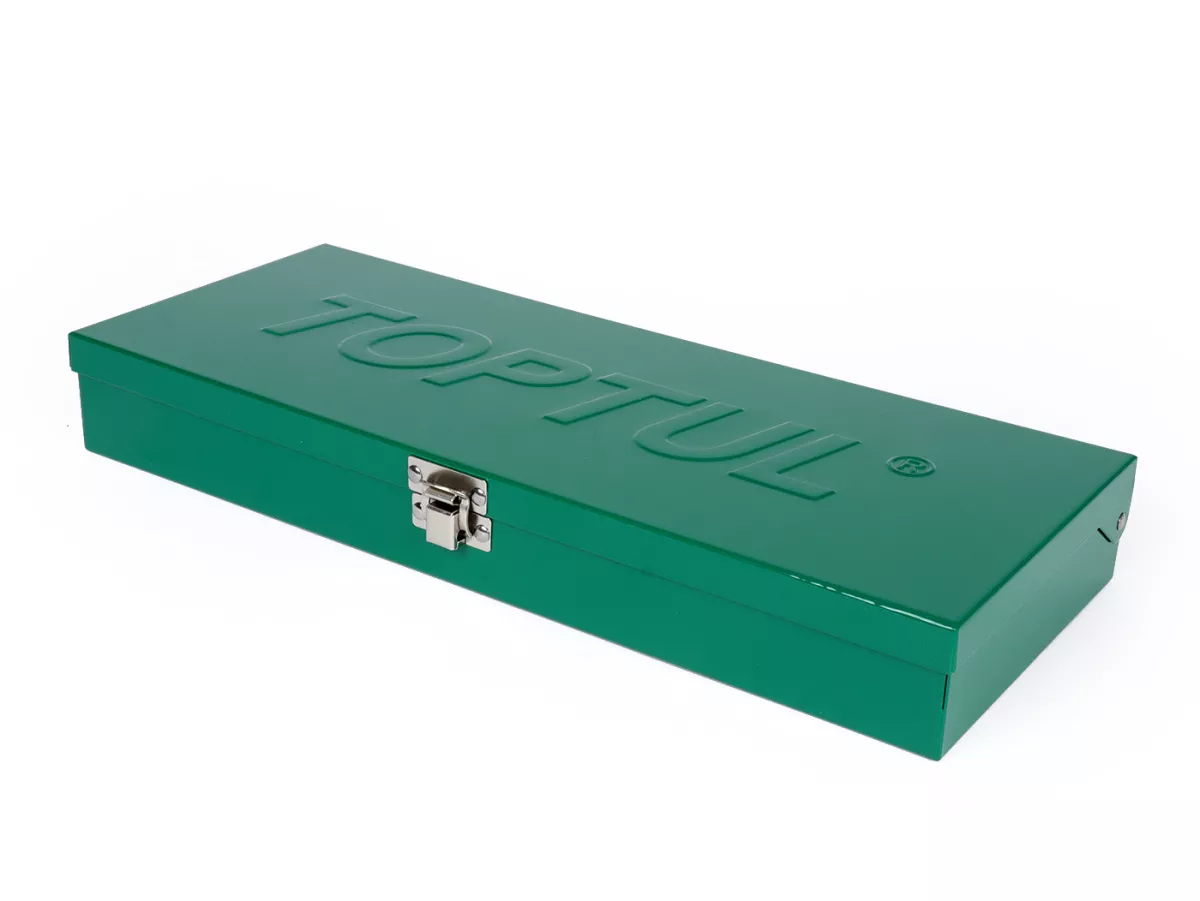 Set di chiavi doppie aperte -TOPTUL, 10 pezzi- 6x7, 8x9, 10x11, 12x13, 14x15, 16x17, 18x19, 20x22, 21x23, 24x27mm