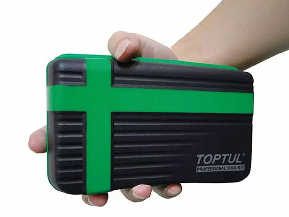 Dopsleutelset (ratelbox) -TOPTUL 1/4- 4mm-14mm + bits - 41 stuks