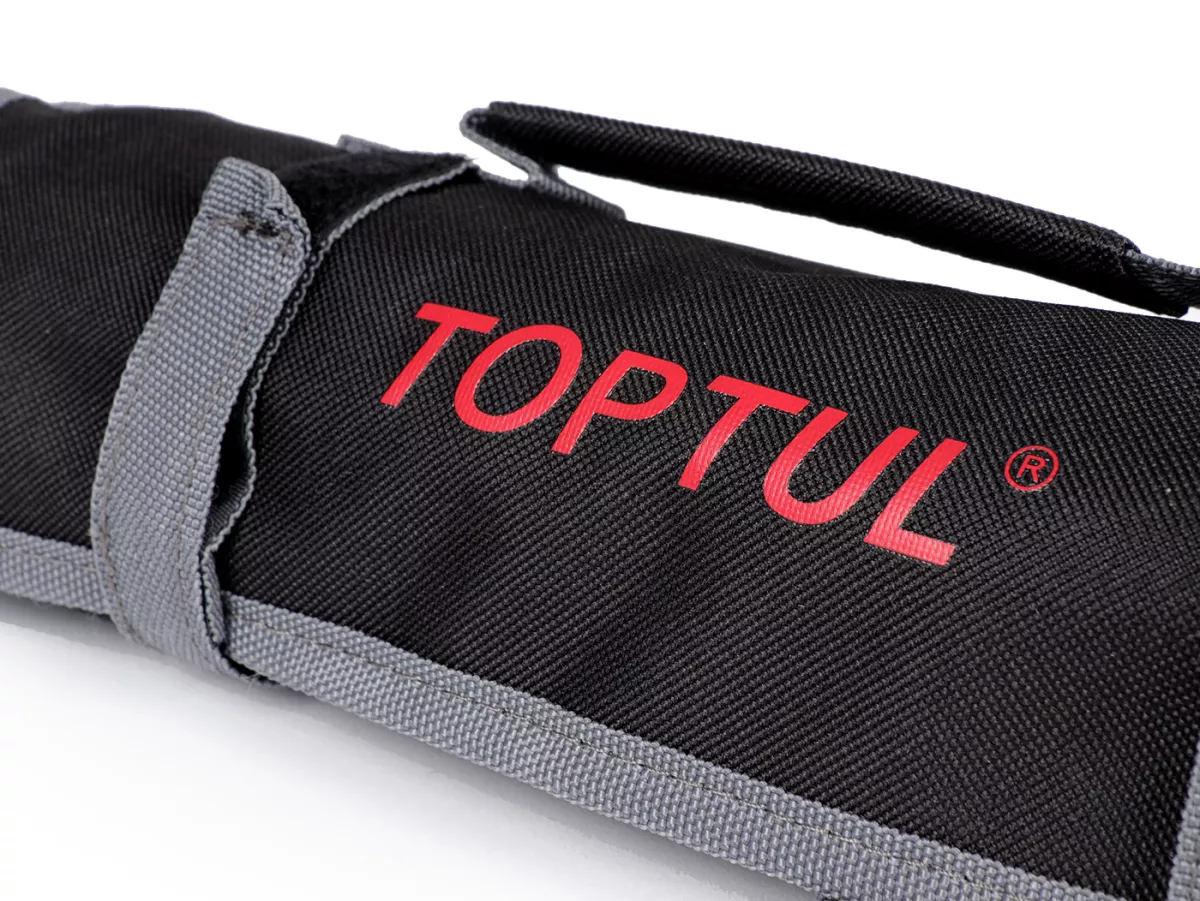 Steeksleutel, 15° ringsleutelset -TOPTUL, 14-delig- 8, 9, 10, 11, 12, 13, 14, 15, 16, 17, 19, 21, 22, 24mm