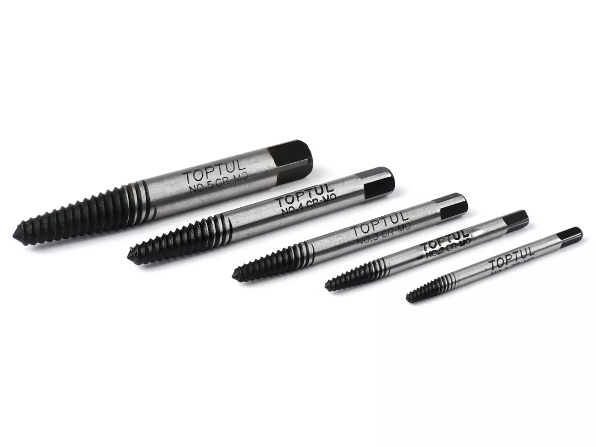Set ekstraktor tangan kiri -TOPTUL- set 5
