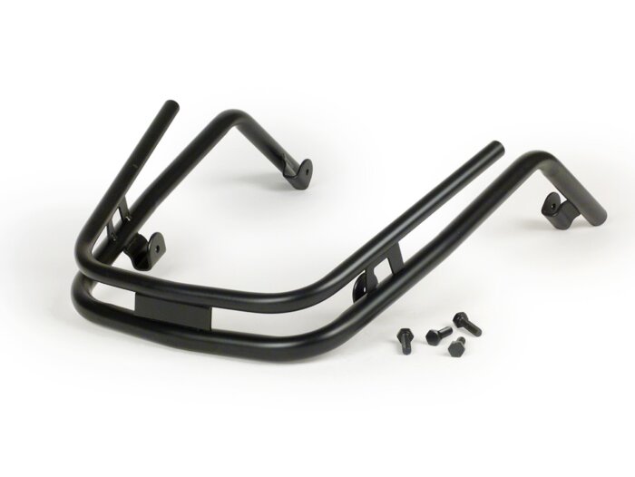 Bumper front -MOTO NOSTRA- Vespa PX80, PX125, PX150, PX200 - black