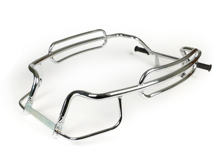Crash bar rear -WESTERNLINE Triple Bar- Vespa PX80, PX125, PX150, PX200 - Chrome