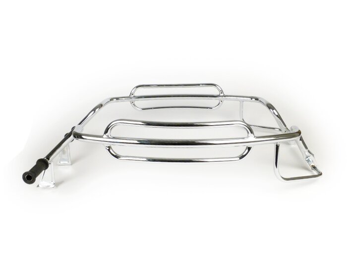 Crash bar rear -WESTERNLINE Triple Bar- Vespa PX80, PX125, PX150, PX200 - Chrome