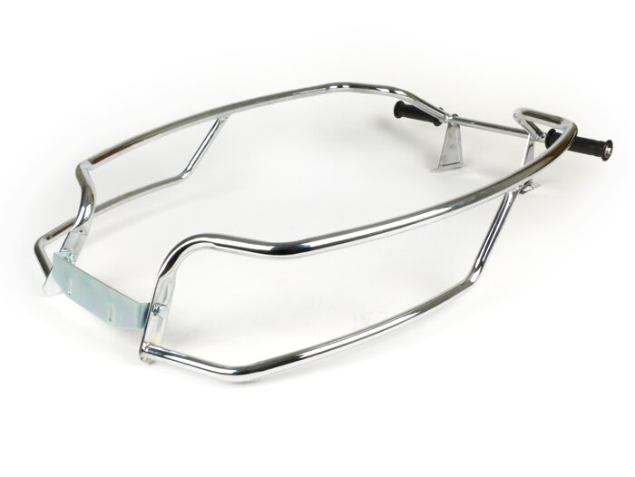 Crash bar rear -WESTERNLINE Double Bar- Vespa PX80, PX125, PX150, PX200 - Chrome