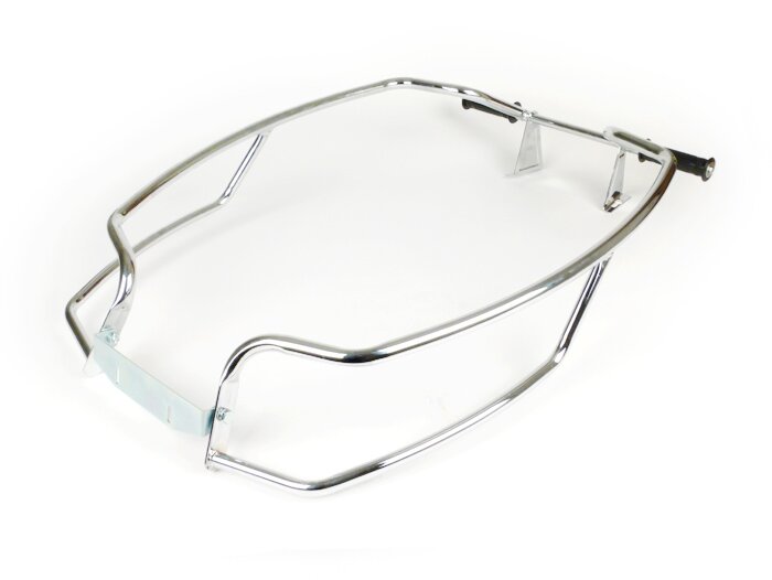 Crash bar rear -WESTERNLINE Double Bar- Vespa PX80, PX125, PX150, PX200 - Chrome