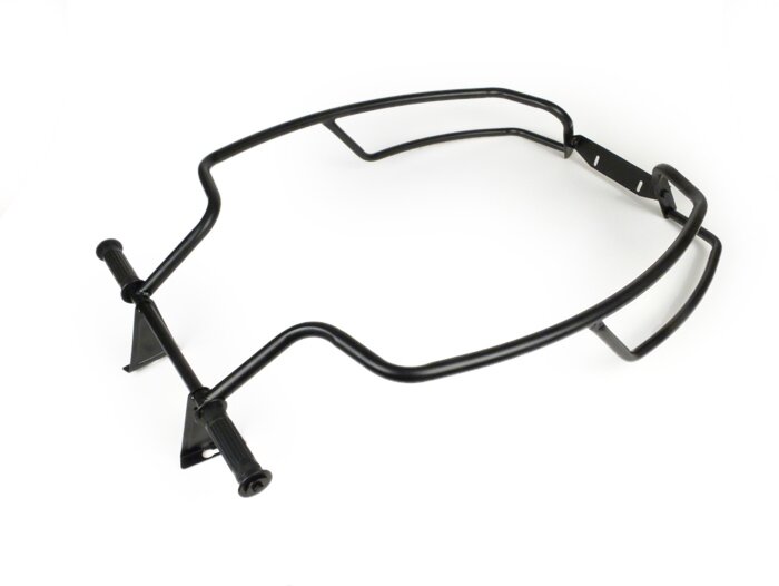 Crash bar arrière -WESTERNLINE Double Bar- Vespa PX80, PX125, PX150, PX200 - noir