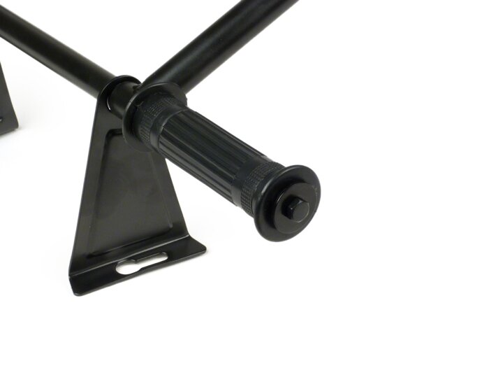 Crash bar arrière -WESTERNLINE Double Bar- Vespa PX80, PX125, PX150, PX200 - noir