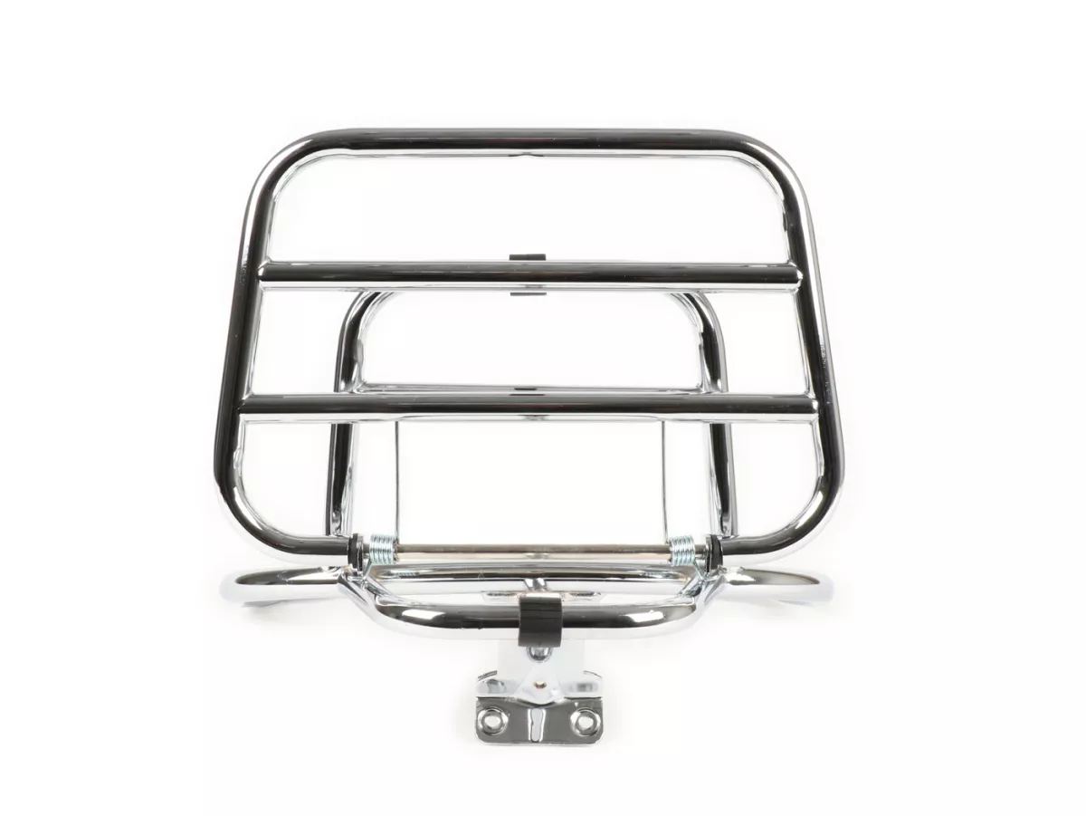 Portapacchi posteriore pieghevole -MOTO NOSTRA- Vespa LX50, LX125, LX150, Vespa LXV50, LXV125, Vespa S50, S125, S150 - cromo