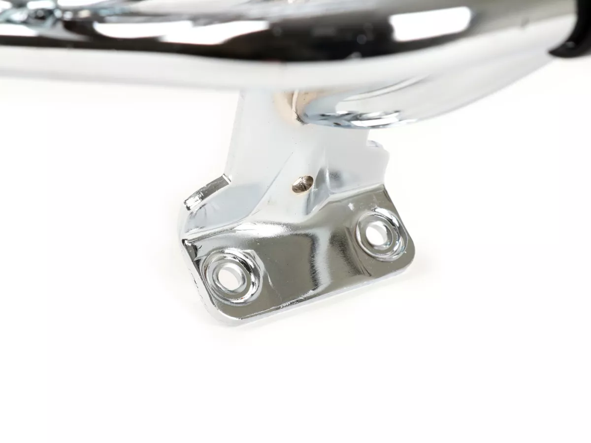 Portapacchi posteriore pieghevole -MOTO NOSTRA- Vespa LX50, LX125, LX150, Vespa LXV50, LXV125, Vespa S50, S125, S150 - cromo