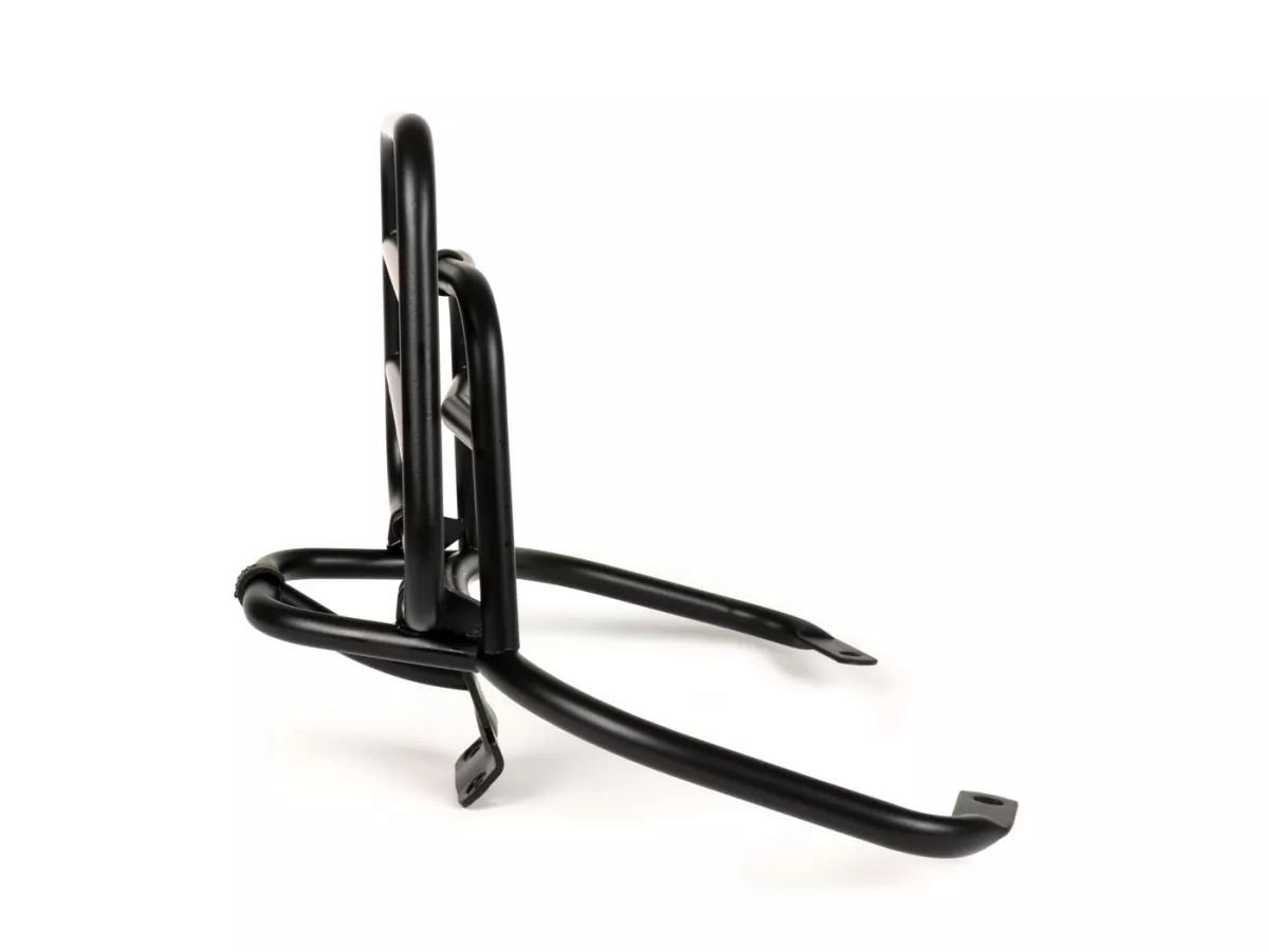 Rak bagasi belakang lipat -MOTO NOSTRA- Vespa LX50, LX125, LX150, Vespa LXV50, LXV125, Vespa S50, S125, S150 - hitam
