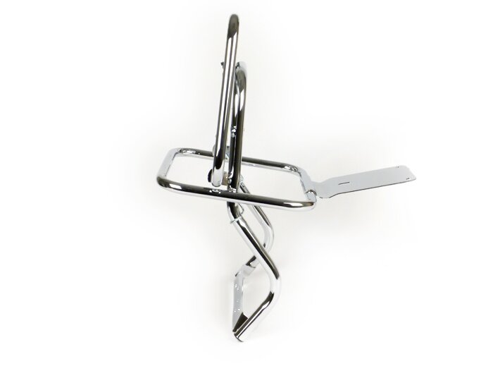 Opvouwbaar bagagerek achter -SKY V2- Vespa PX80, PX125, PX150, PX200 - Chroom