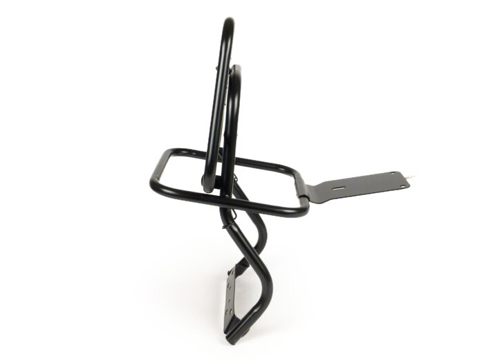 Rear rack, fold down -SKY V2- Vespa PX80, PX125, PX150, PX200 - black