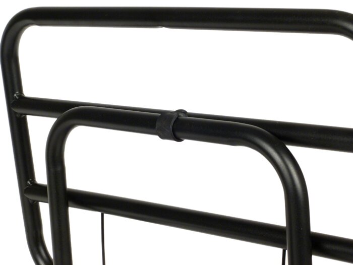 Rear rack, fold down -SKY- Vespa PX80, PX125, PX150, PX200 - black