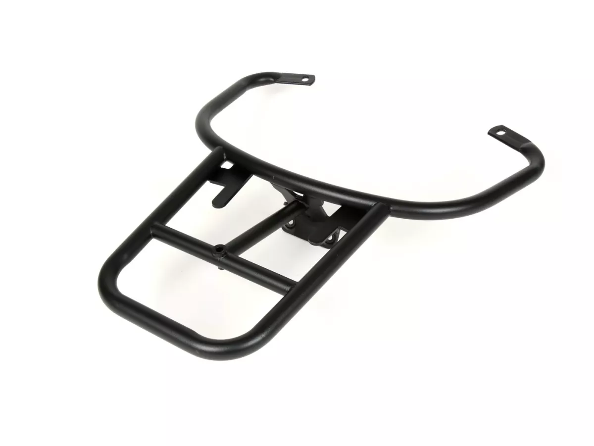 Pembawa tas bagian atas belakang -MOTO NOSTRA- Vespa LX 50 (2005-), Vespa LX 125 (2005-2011), Vespa S 50 (2007-2011), Vespa S 125 (2007-2011), Vespa S 125 yaitu (2009-2010) - hitam pekat