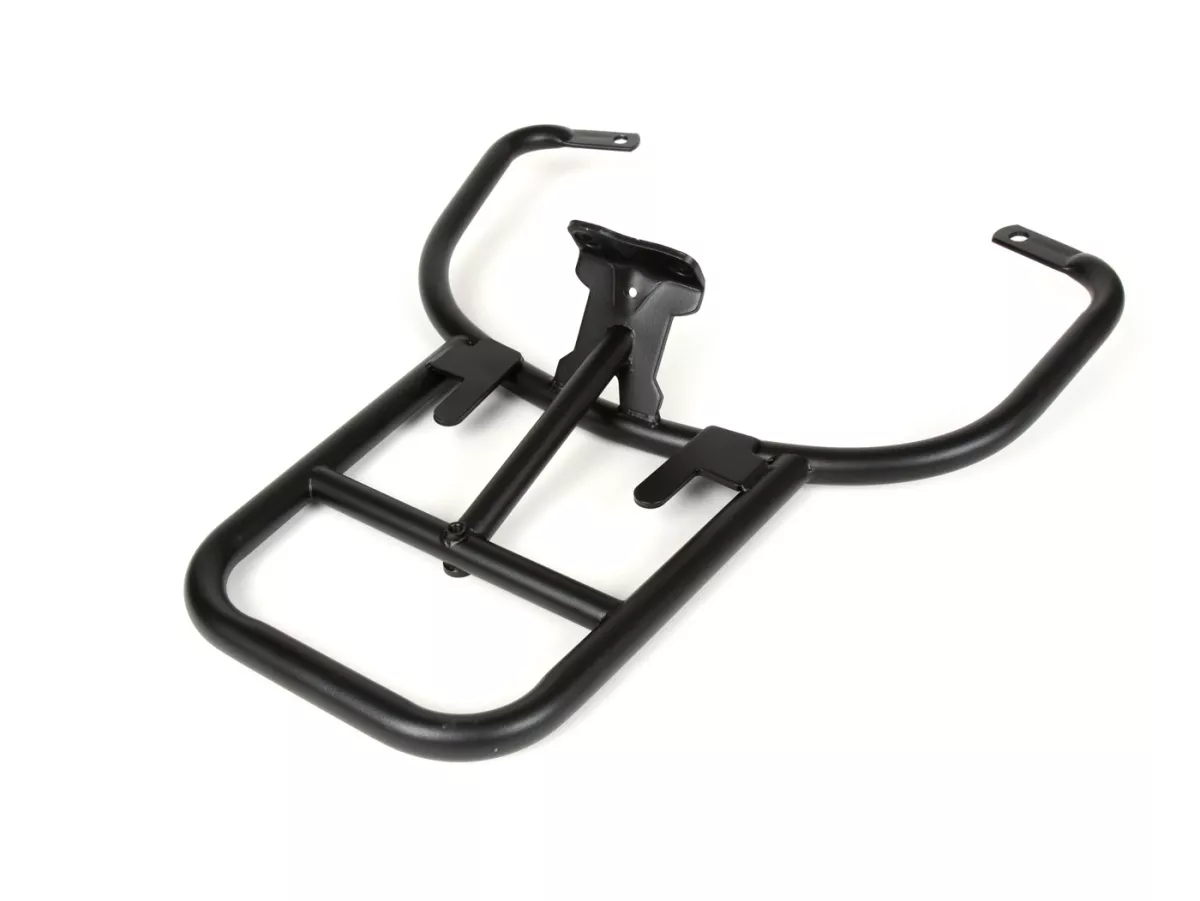 Pembawa tas bagian atas belakang -MOTO NOSTRA- Vespa LX 50 (2005-), Vespa LX 125 (2005-2011), Vespa S 50 (2007-2011), Vespa S 125 (2007-2011), Vespa S 125 yaitu (2009-2010) - hitam pekat