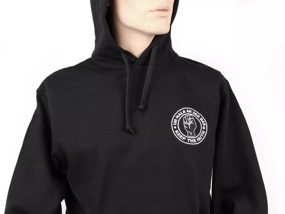 Trui met capuchon -Op de helft van de bar- XL