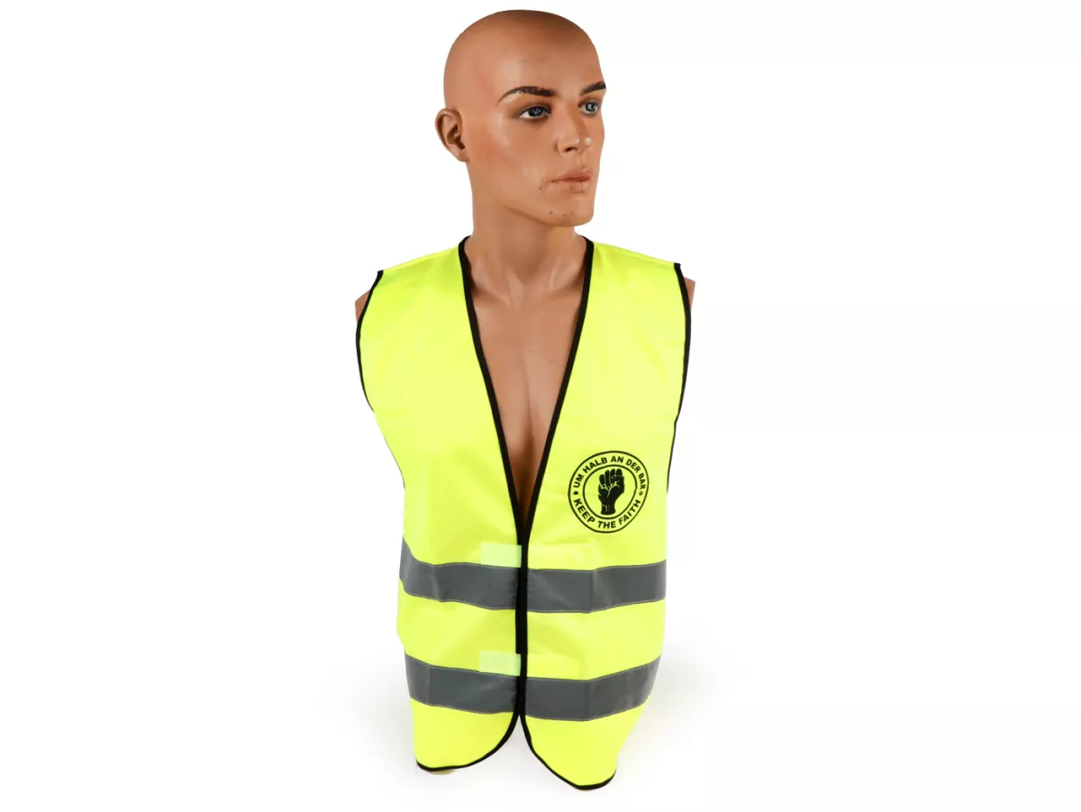 Reflecterend veiligheidsvest - Om half om half aan de bar