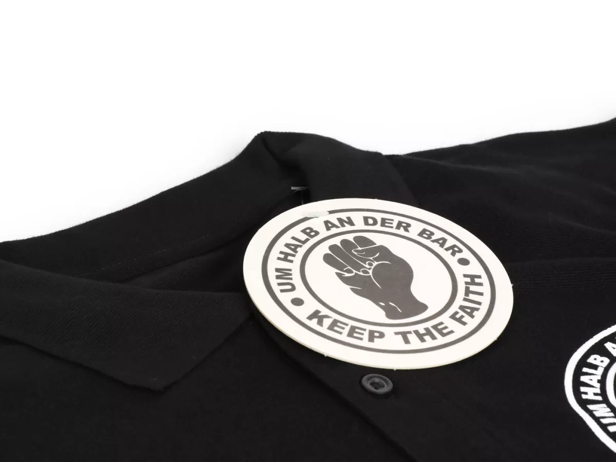 Poloshirt, heren -Om half twee bij de bar- L