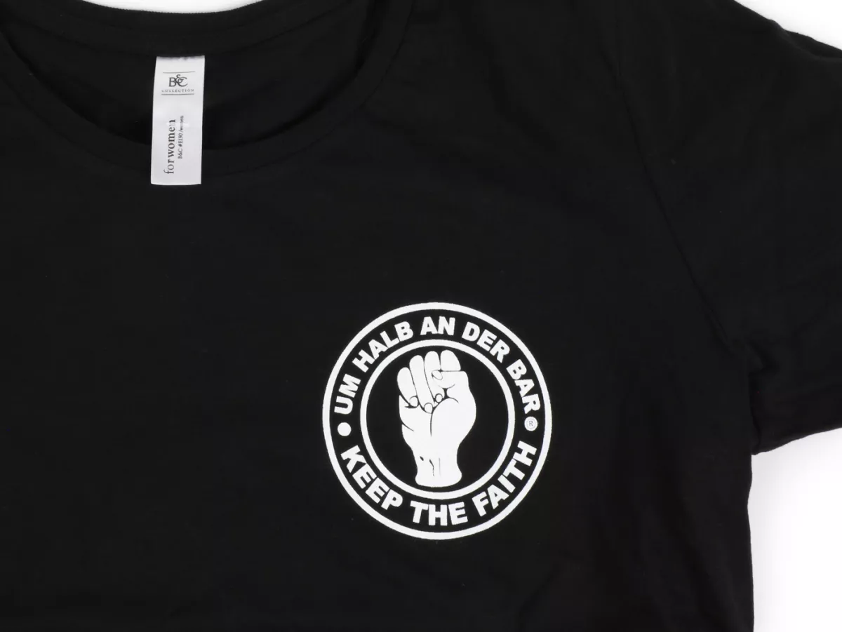 Dames-T-shirt - half om half aan de bar - XXXL