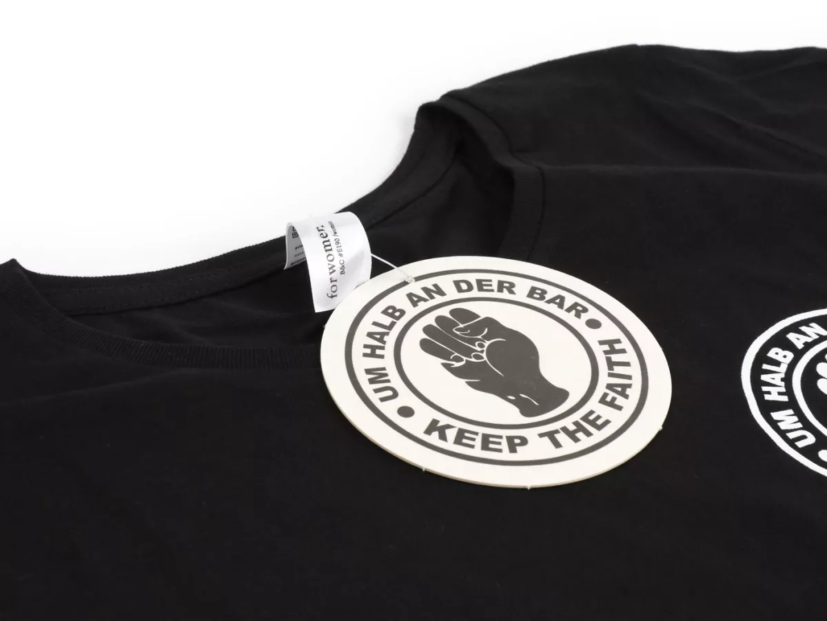 Dames-T-shirt - half om half aan de bar - XXXL