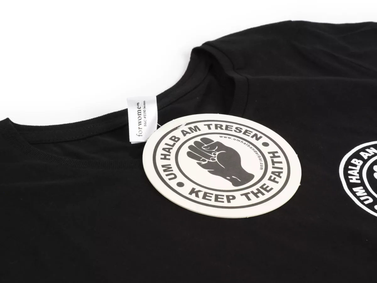 Dames-T-shirt - half om half aan de bar - XXXL