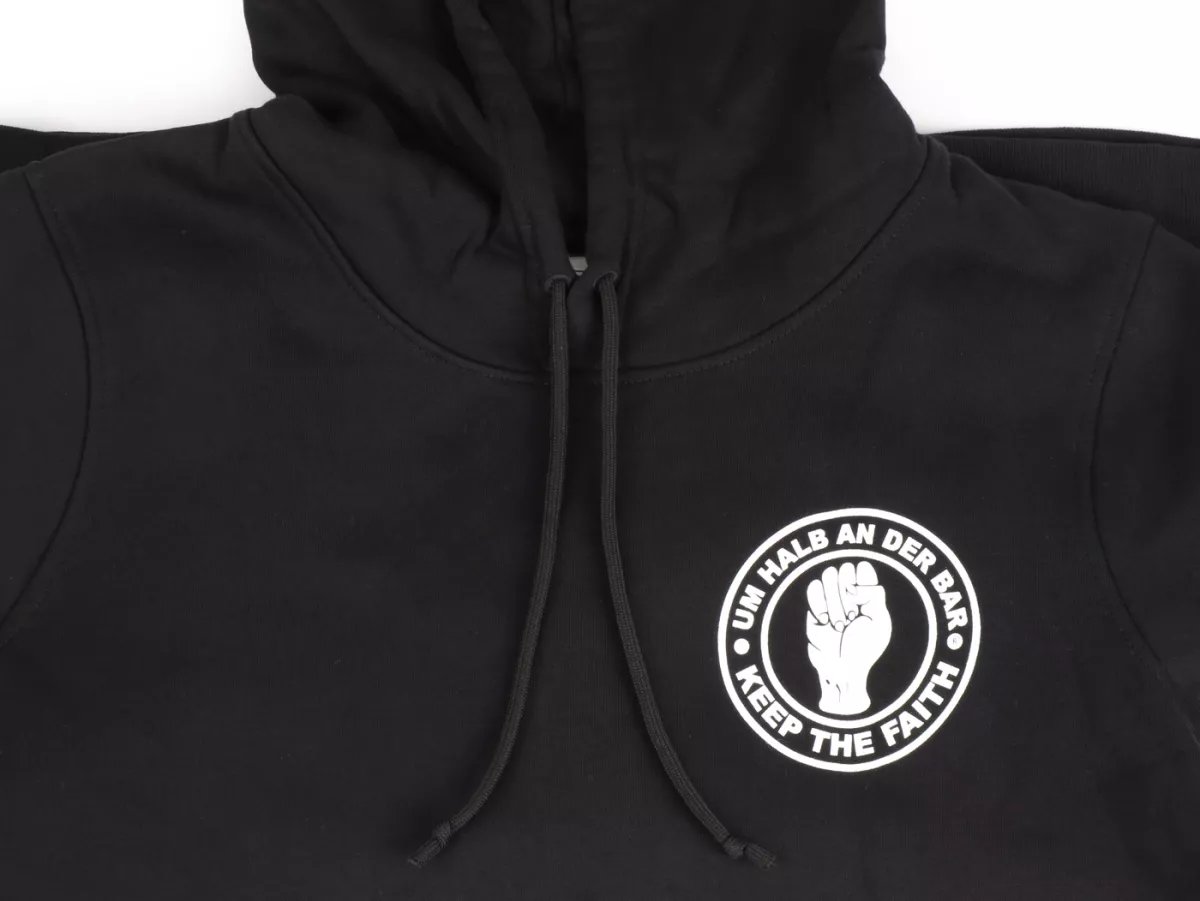 Sweat à capuche, femme -Um halb an der Bar- XL