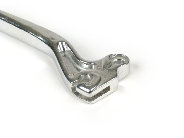 Palanca de freno -Freno de tambor trasero VICMA- Vespa LX50-125, Primavera 50-125, S50-125, Sprint 50-125, Gilera Runner FX 125 DT/FXR180 DT, Piaggio TPH50 (ZAPC290, LBMC481), NRG50 DT (ZAPC453), Liberty 50-125, Fly 50-150, Derbi Boulevard 50-150 - Plata