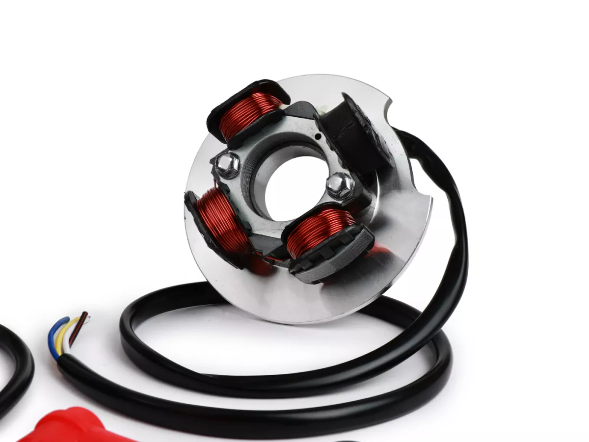 Ignition -VMC CNC- Vespa PK XL Ø20mm - CNC Rotor, Fan wheel aluminium - incl. voltage regulator