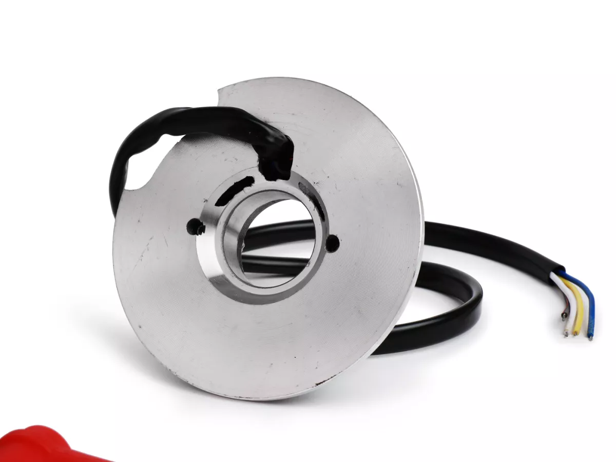 Ignition -VMC CNC- Vespa PK XL Ø20mm - CNC Rotor, Fan wheel aluminium - incl. voltage regulator