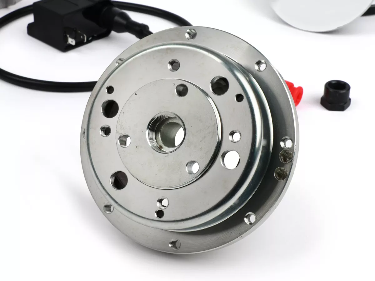 Ignition -VMC CNC- Vespa PK XL Ø20mm - CNC Rotor, Fan wheel aluminium - incl. voltage regulator