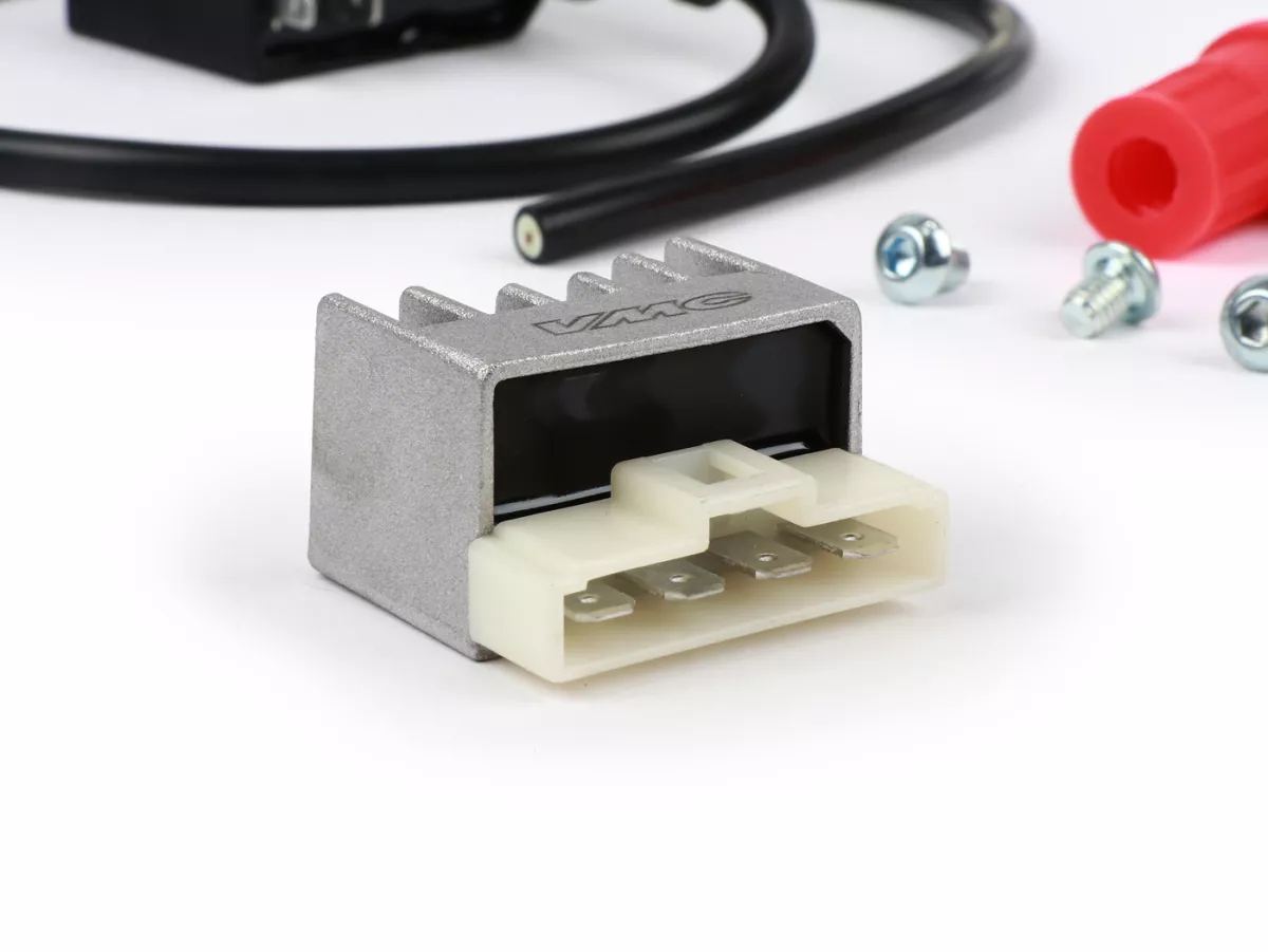 Ignition -VMC CNC- Vespa PK XL Ø20mm - CNC Rotor, Fan wheel aluminium - incl. voltage regulator