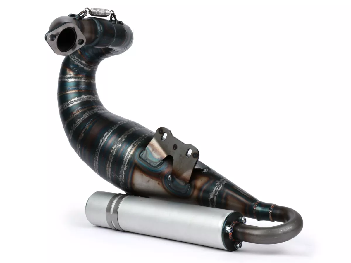 Echappement -VMC Evo Seidue 62 Ø=36mm- VMC ET7, Quattrini M1L60 GTR, Polini 135 Evo2, Falc, Parmakit SP09, W-Force, SixtySix, Pinasco Zuera BigBore (56-62mm entre les goujons)- Vespa ET3, PV125 - s'adapte au compartiment à bagages