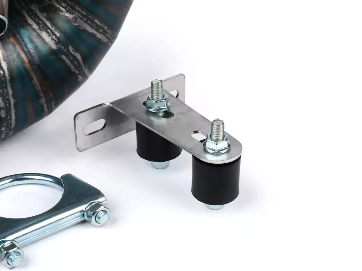 Avgasrör -VMC Kifly 52 Ø=32mm- VMC GS56/58, ET6, ET7, M1B60, M1L60, Pinasco Zuera, Polini 135 Evolution, Malossi 136 MHR (52-62mm dubbavstånd)- Vespa ET3, PV125 - Fordon utan bagageutrymme