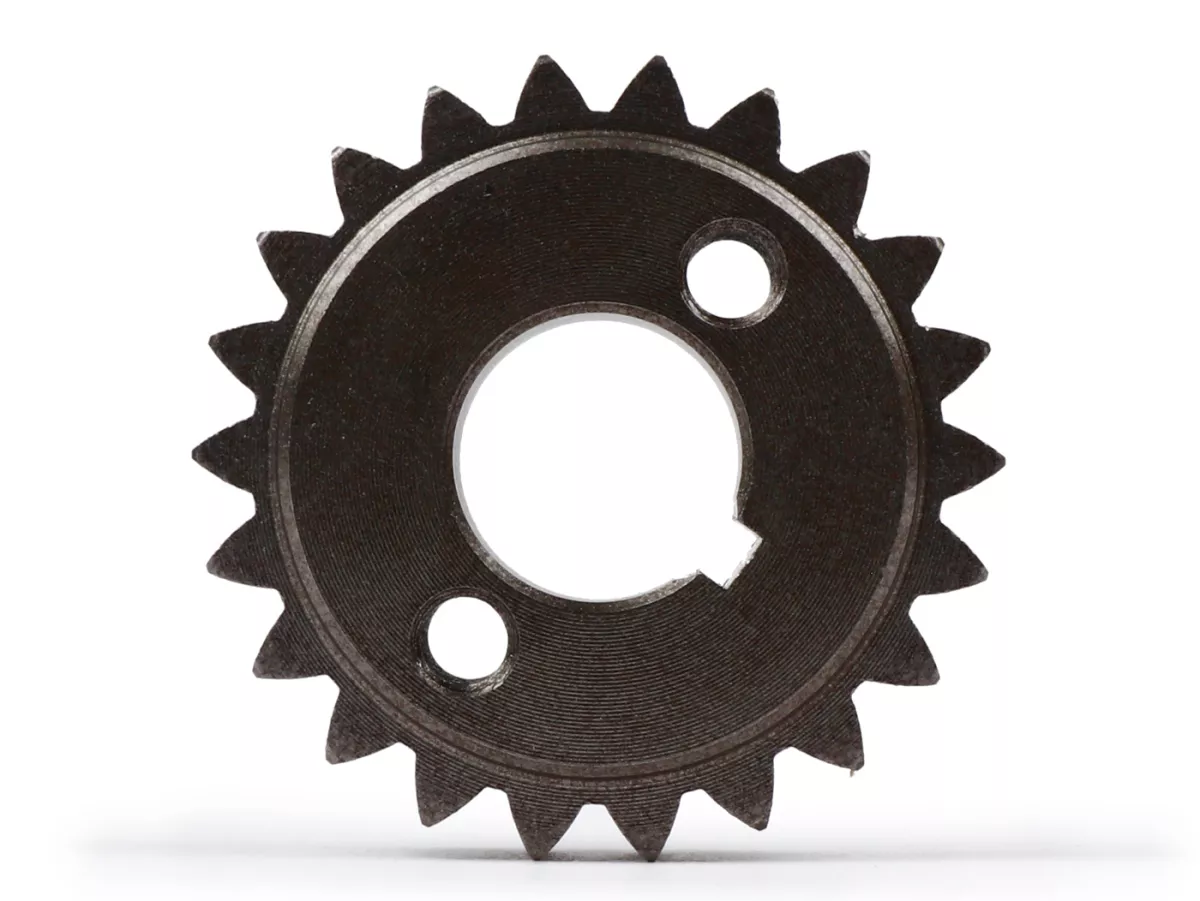Small primary gear -VMC RACING (24-72) 3.00->3.27- Vespa V50, PV125, ET3, PK50, PK80, PK125 - 22 tooth (straight)