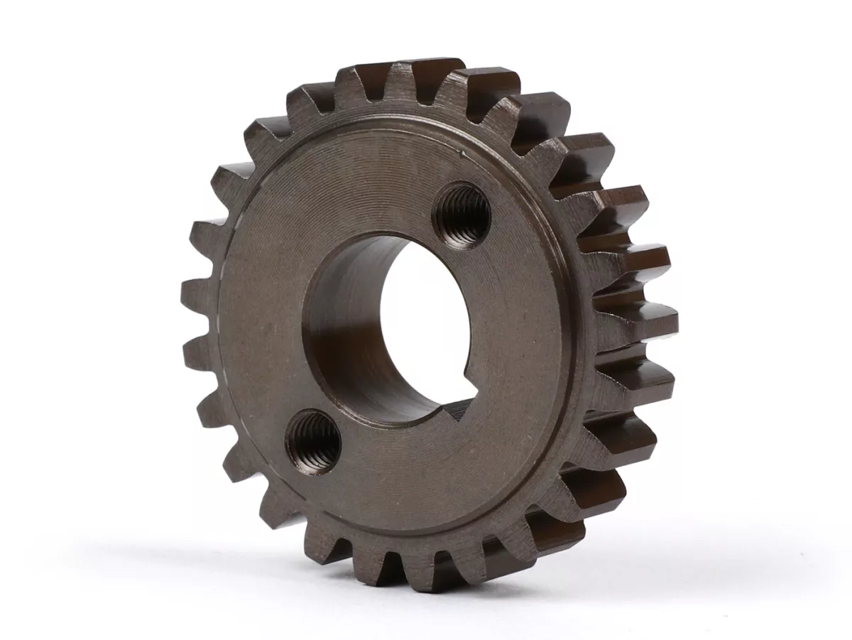 Small primary gear -VMC RACING (24-72) 3.00->2.88- Vespa V50, PV125, ET3, PK50, PK80, PK125 - 25 tooth (straight)