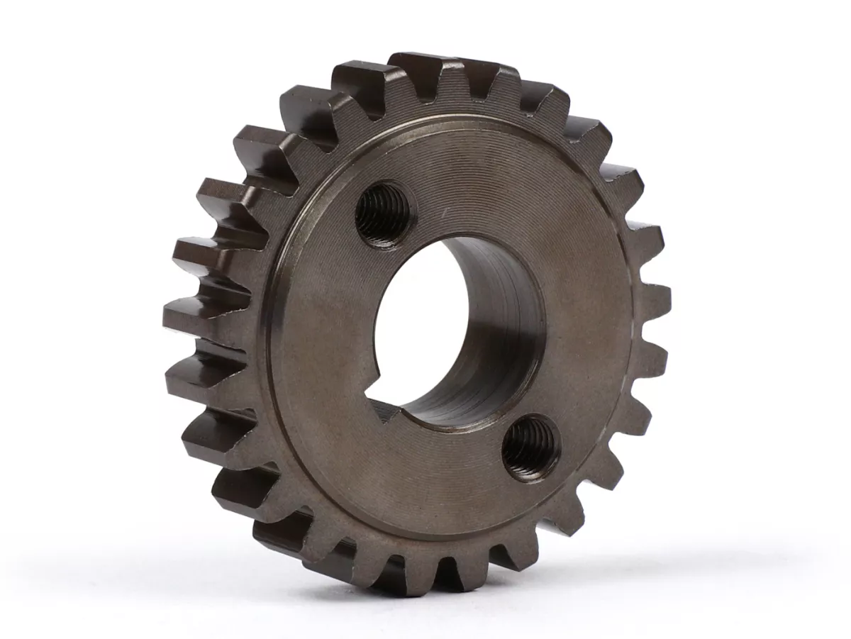Small primary gear -VMC RACING (24-72) 3.00->2.88- Vespa V50, PV125, ET3, PK50, PK80, PK125 - 25 tooth (straight)