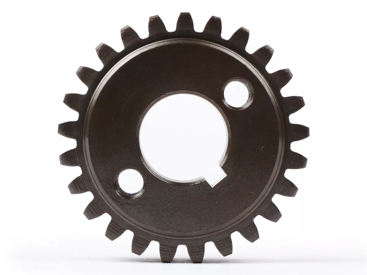 Small primary gear -VMC RACING (24-72) 3.00->2.88- Vespa V50, PV125, ET3, PK50, PK80, PK125 - 25 tooth (straight)