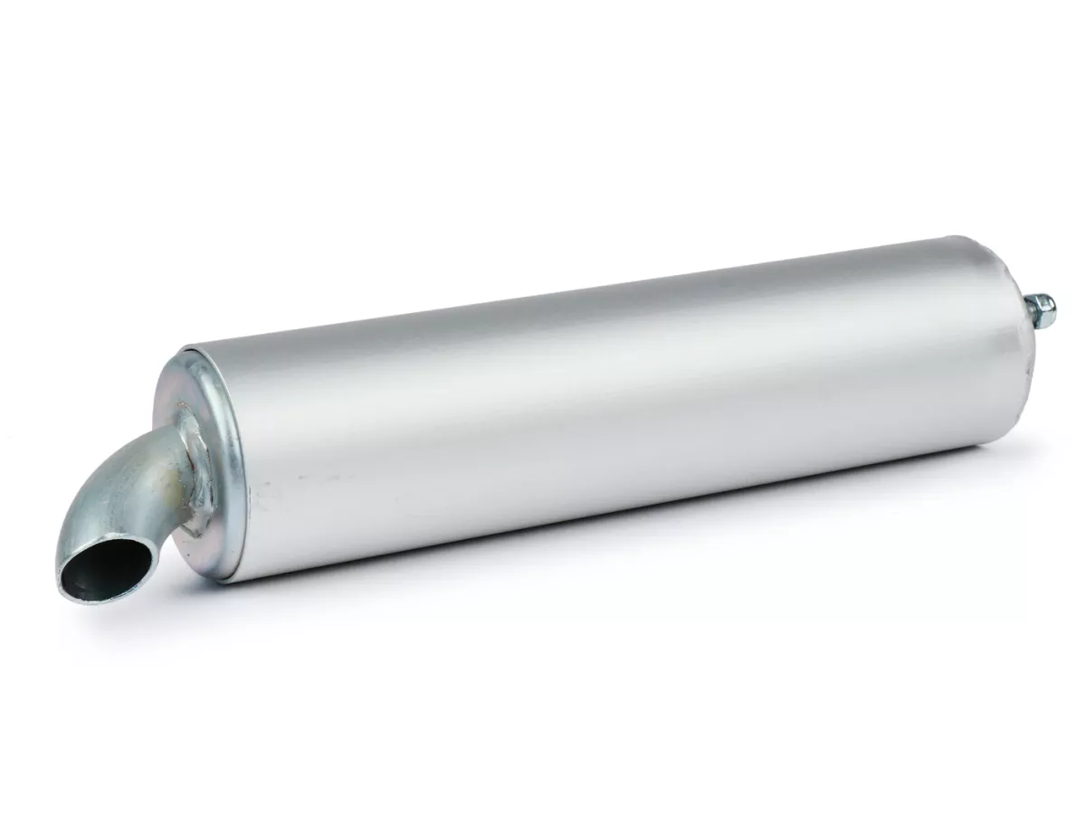 Silenciador trasero -VMC Tork S&B longitud 235mm, Ø60mm diámetro exterior, tubo perforado Ø23mm diámetro interior, círculo de agujeros Ø42.5mm- aluminio