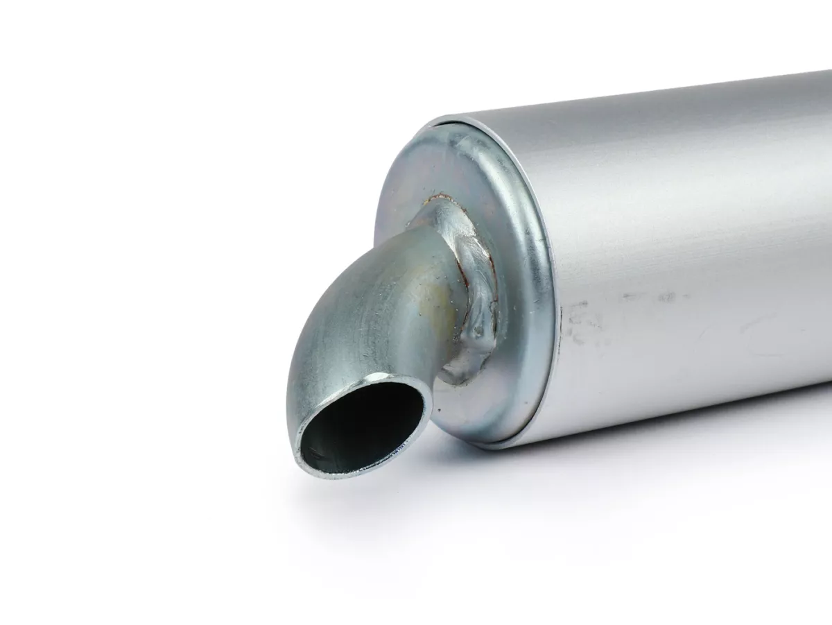 Silenciador trasero -VMC Tork S&B longitud 235mm, Ø60mm diámetro exterior, tubo perforado Ø23mm diámetro interior, círculo de agujeros Ø42.5mm- aluminio